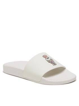Polo Ralph Lauren Polo Ralph Lauren Šľapky Polo Slide 809892944002 Biela