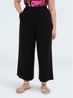Fiorella Rubino Fiorella Rubino Spodnie materiałowe P012T105336N033 Czarny Regular Fit