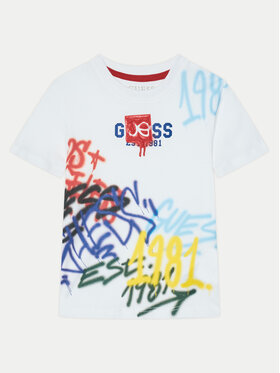 Guess Guess Тишърт N5RI11 K8HM4 Цветен Classic Fit