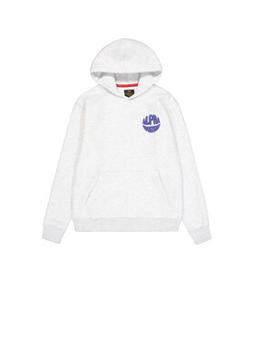 Alpha Industries Alpha Industries Bluza Logo Back Print Hoodie Szary Regular Fit