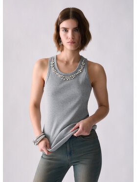 Liu Jo Liu Jo Top WF6408J4822L9559 Grigio Regular Fit