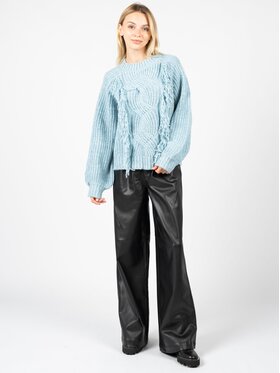 Silvian Heach Silvian Heach Maglione PGA22007MA Celeste Regular Fit
