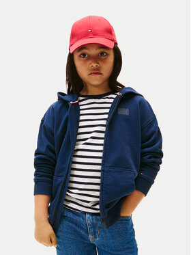 Tommy Hilfiger Tommy Hilfiger Bluza Tonal Flag KB0KB09750 Granatowy Regular Fit