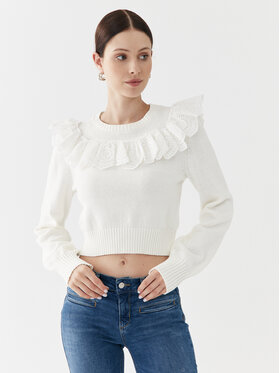 Glamorous Glamorous Пуловер CK6967 Екрю Regular Fit