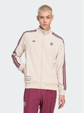 adidas adidas Kurtka wielofunkcyjna Ajax Amsterdam Terrace Icons Beżowy Slim Fit