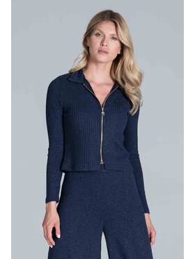 FIGL FIGLFIGL Felpa M823 Blu scuro Regular Fit
