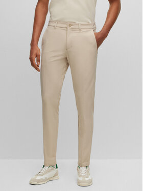 Boss Boss Чино панталони T_Commuter-Slim 50495497 Бежов Slim Fit