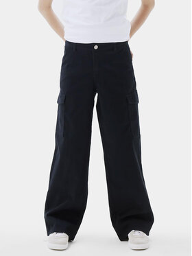 NAME IT NAME IT Hlače 13220718 Crna Wide Leg