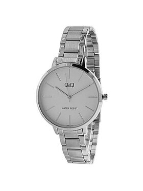 Q&Q Q&Q Zegarek QB57-201 Srebrny