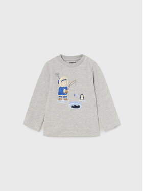 Mayoral Mayoral Bluzka 2013 Szary Regular Fit