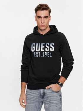 Guess Guess Bluză M4RQ36 KBK32 Negru Regular Fit