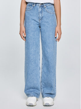 BIG STAR BIG STAR Jeansy NATALIE Niebieski Wide Fit