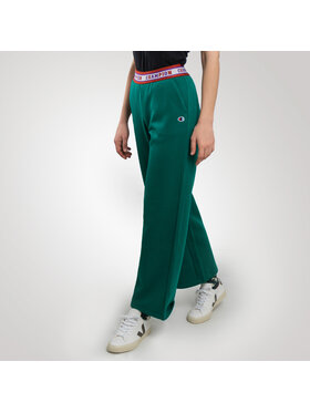 Champion Champion Spodnie dresowe 116634-GS571-AVT_S Zielony Relaxed Fit