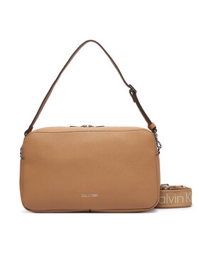 Calvin Klein Calvin Klein Handtasche Webbing 2X Strap Lg Camera Bag LV04F3642G Beige
