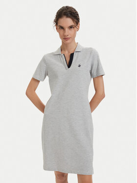 Beverly Hills Polo Club Beverly Hills Polo Club Kleid für den Alltag P-SS26W-ABP526591-0461 Grau Regular Fit