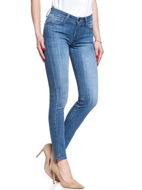 Lee Lee Jeansy SCARLETT Niebieski Skinny Fit
