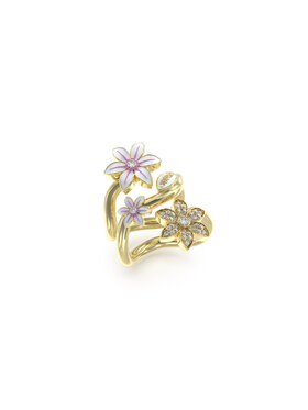 Guess Guess Prsteň JUBR04142JWYGWH54 Zlatá