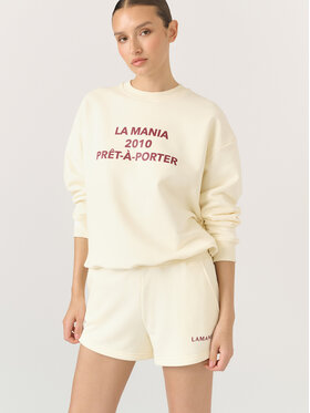 La Mania La Mania Felpa DEBO Écru Classic Fit
