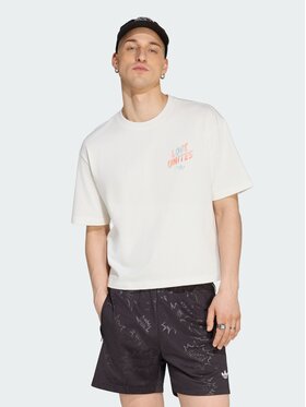 adidas adidas T-Shirt 164776 Biały Loose Fit