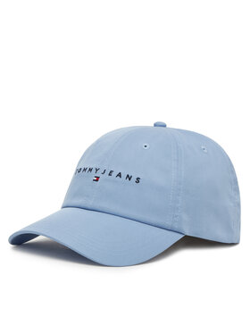 Tommy Jeans Tommy Jeans Czapka z daszkiem Linear Logo 6 Panel AW0AW16868 Błękitny