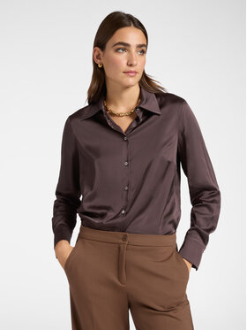 Elena Mirò Elena Mirò Camicia 5127P100232N032 Marrone Slim Fit