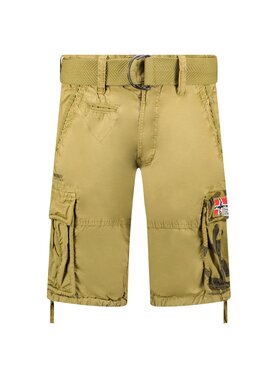 Geographical Norway Geographical Norway Bermudy SX1425H/GNO-Mastic Beżowy Regular Fit