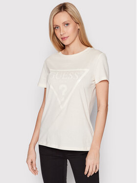 Guess Guess Marškinėliai V2YI07 K8HM0 Smėlio Regular Fit