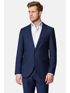 Lancerto Lancerto Garnitur Garnitur Granatowy Wełniany Hartford GA073124000021 Granatowy Slim Fit