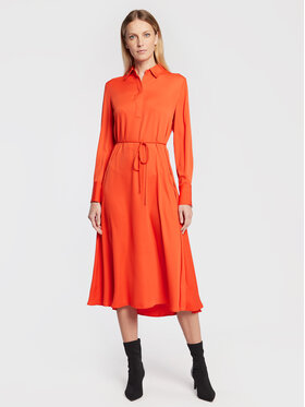 Calvin Klein Calvin Klein Každodenní šaty K20K205532 Oranžová Regular Fit