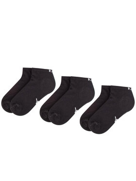 Kappa Kappa Набір 3 пар низьких шкарпеток unisex 704275 Чорний