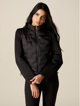 Oltre Oltre Giubbotto piumino F015R001497N033 Nero Regular Fit