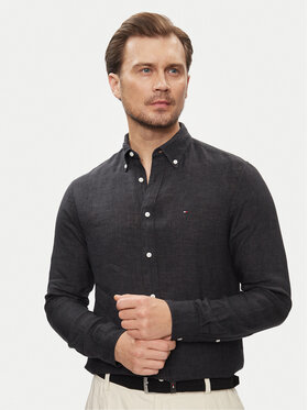 Tommy Hilfiger Tommy Hilfiger Koszula MW0MW34602 Czarny Regular Fit
