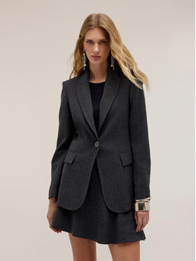 Motivi Motivi Marynarka Q163Q001210N0S3 Szary Regular Fit