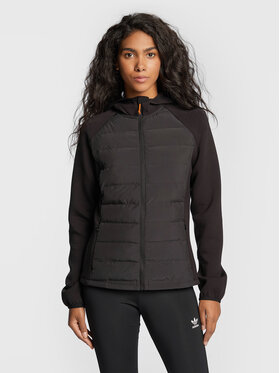 Wrangler Wrangler Mikina Athletic Hybrid WA4JY3101 Černá Regular Fit