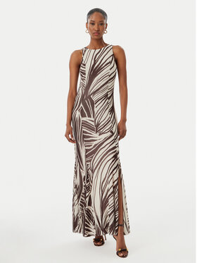 Guess Guess Večerní šaty W6GK13 K2943 Hnědá Slim Fit