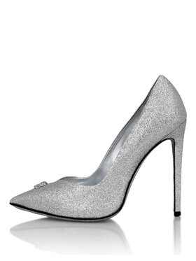 PHILIPP PLEIN PHILIPP PLEIN Czółenka 9291 Srebrny
