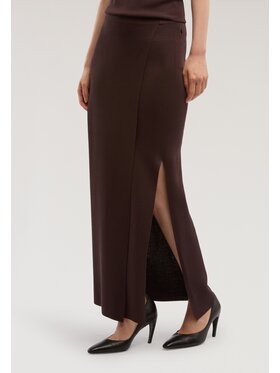 Trussardi Trussardi Gonna midi 16166000036N032 Marrone Regular Fit