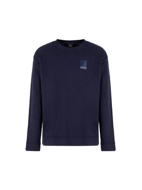 Armani Exchange Armani Exchange Svetr MAGLIA GIROCOLLO Tmavomodrá Regular Fit