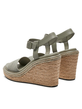 Calvin Klein Espadrile Wedge Sandal 70 He HW0HW02050 Siva