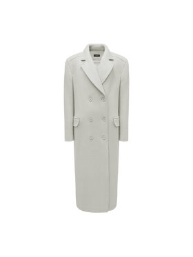 La Mania La Mania Cappotto di lana METROPOLITAN Grigio Classic Fit