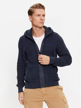 Aeronautica Militare Aeronautica Militare Kardigán 232MA1458L511 Sötétkék Regular Fit