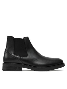 Tommy Hilfiger Tommy Hilfiger Боти тип челси Premium Hilfiger Tl Lth Chelsea FM0FM05185 Черен