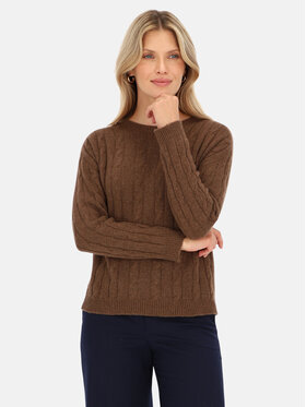 L’AF L’AF Sweter Lisa Brązowy Regular Fit
