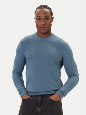 Mustang Mustang Sweter Elliot 1016844 Niebieski Regular Fit