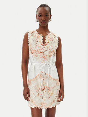 TWINSET TWINSET Vasarinė suknelė 251TT2441 Smėlio Regular Fit
