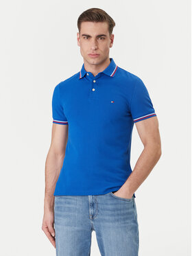 Tommy Hilfiger Tommy Hilfiger Poloshirt Seasonal MW0MW39993 Blau Slim Fit
