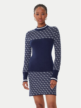 Guess Guess Džemperis W5BR24 Z3JD2 Tumši zils Slim Fit