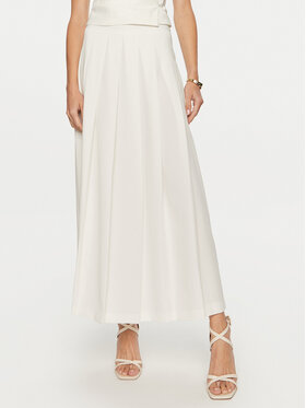 ViCOLO ViCOLO Gonna plissettata TB0979 Bianco Relaxed Fit