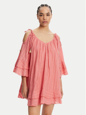 Devotion TWINS Devotion TWINS Φόρεμα καλοκαιρινό Amazing 025.357G Κοραλλί Loose Fit