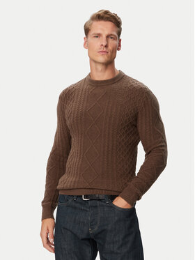 Guess Guess Džemper M6BR28 Z1549 Smeđa Regular Fit